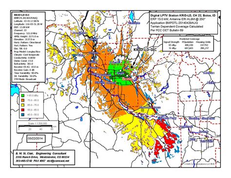 Boise TV Antenna Map 